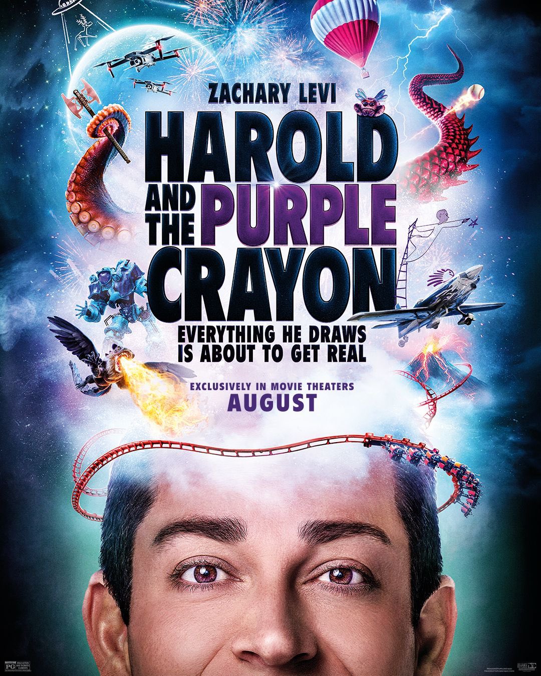 Movie Poster: Harold and the Purple Crayon