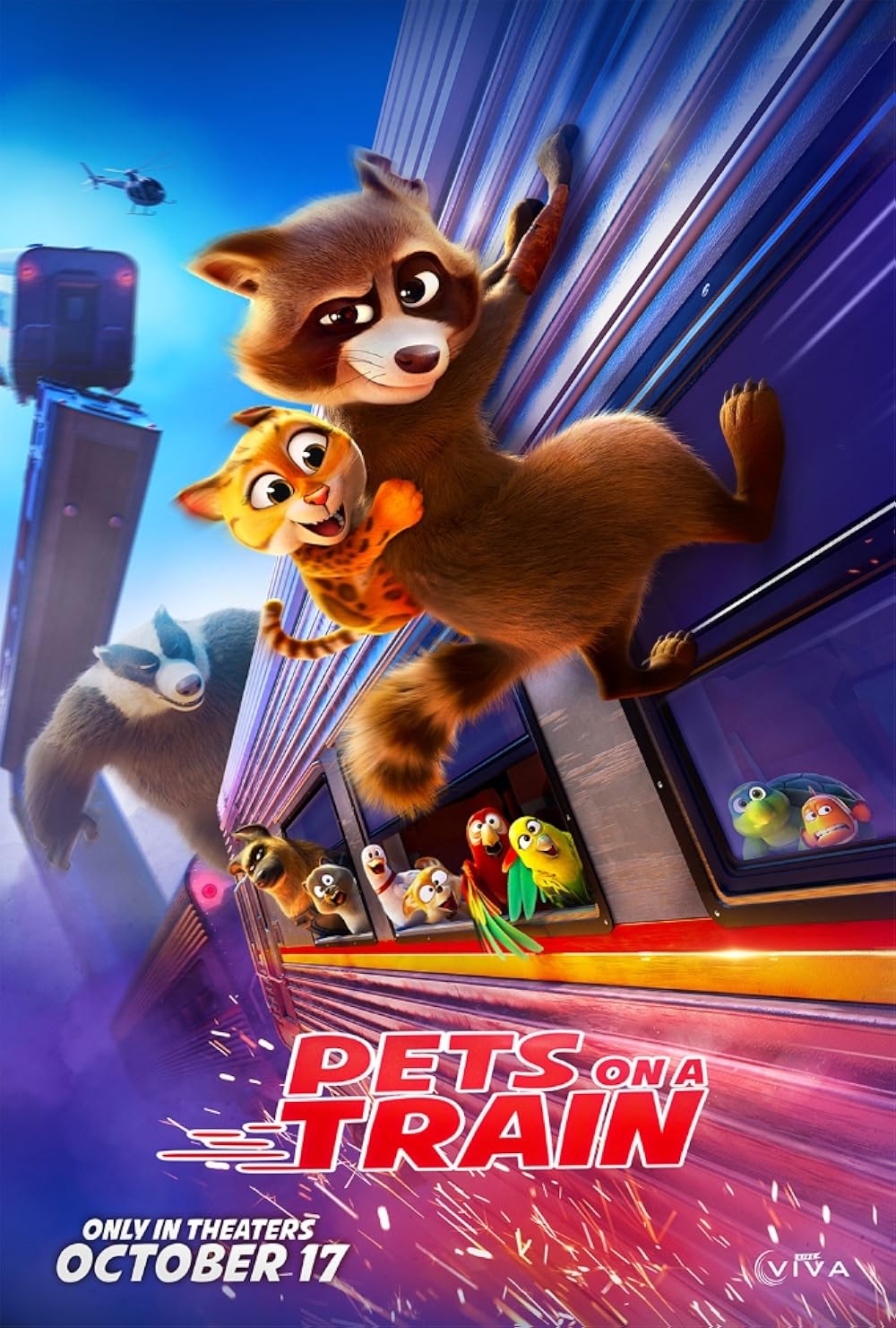 Movie Poster: Pets On A Train