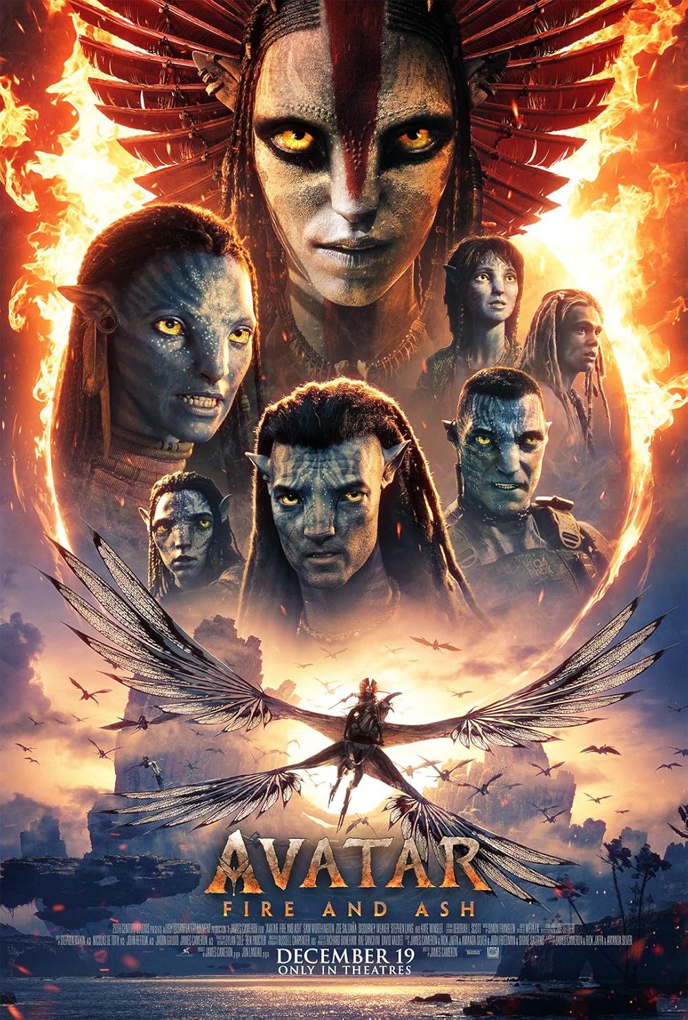 Movie Poster: Avatar: Fire and Ash