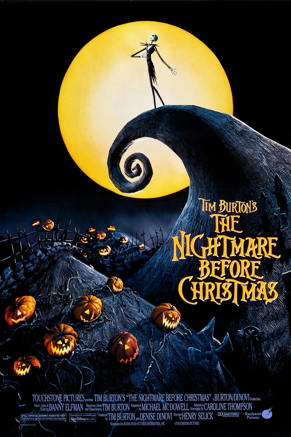 Movie Poster: The Nightmare Before Christmas